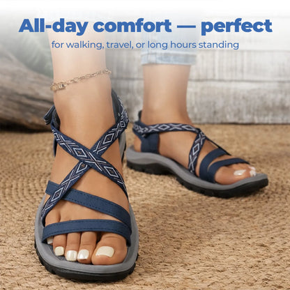🚨 One-Day Deal – 60% OFF Ends Tonight ⏰ Women's Soft-Sole Orthopedic Sandals | Ultra-Comfortable Open-Toe Design 🌟