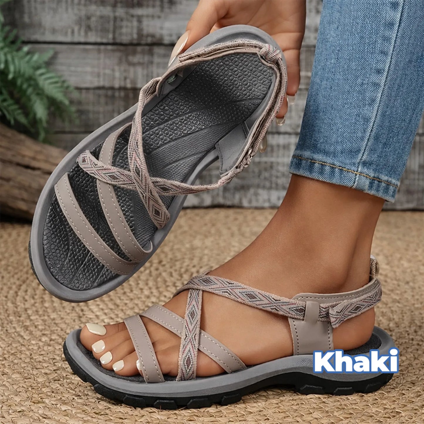 🚨 One-Day Deal – 60% OFF Ends Tonight ⏰ Women's Soft-Sole Orthopedic Sandals | Ultra-Comfortable Open-Toe Design 🌟